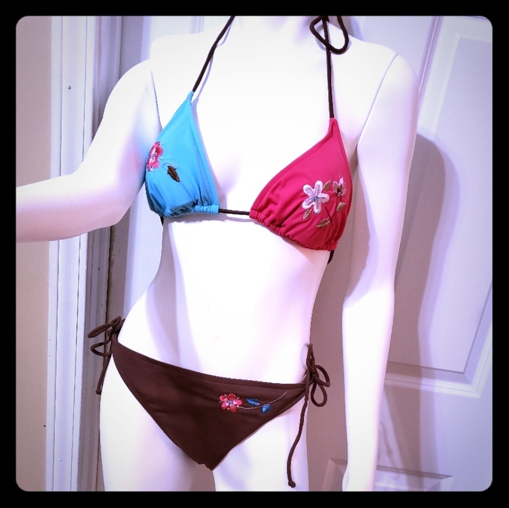 COPY - Floral string bikini